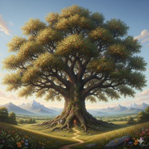 Writing a grief memoir like Niggle working on the painting of his tree.